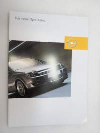 Opel Astra 2005 -myyntiesite / brochure