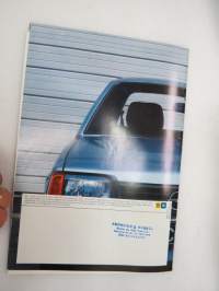 Opel Ascona 1986 -myyntiesite / brochure