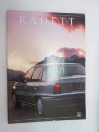 Opel Kadett 1988 -myyntiesite / brochure