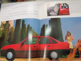 Opel Kadett 1988 -myyntiesite / brochure