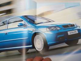 Opel Astra OPC 2002 -myyntiesite / brochure
