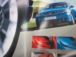 Opel Astra OPC 2002 -myyntiesite / brochure