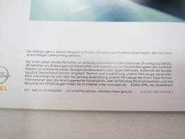 Opel Astra OPC 2002 -myyntiesite / brochure