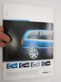Opel Zafira OPC 2002 -myyntiesite / brochure