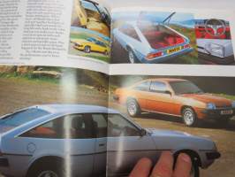 Opel - The Opel Range 1981 mallistoesite englanniksi -myyntiesite / brochure