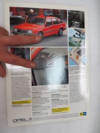 Opel - Der Feuerwehr-Ascona 1986 -myyntiesite / brochure