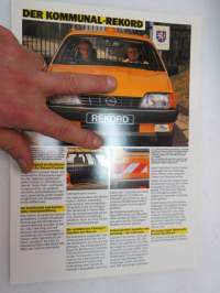 Opel - Der Kommunal-Rekord 1986 -myyntiesite / brochure