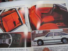 Opel Ascona 1983 -myyntiesite / brochure