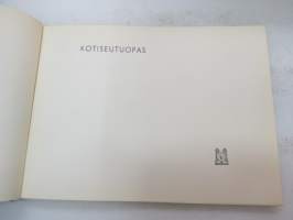 Kotiseutuopas (työkirja, johon merkitään kotiseudun ominaispiirteitä, tapoja, ym.) -school book