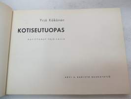 Kotiseutuopas (työkirja, johon merkitään kotiseudun ominaispiirteitä, tapoja, ym.) -school book