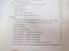 Sjömanskunskap -sailing and sailor´s skills