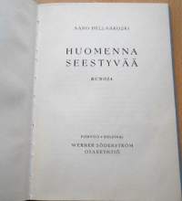 Huomenna seestyvää runoja