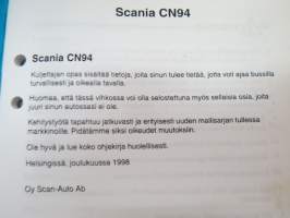 Scania OmniCity kuljettajan opas -operator´s guide