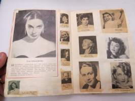 Filmitähtiä -leikekirja (vihko) 1950-luvulta
