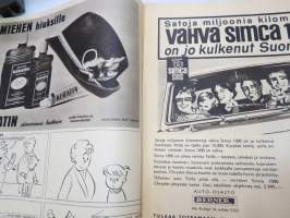 Suomen Kuvalehti 1965 nr 14, ilmestynyt 3.4.1965, sis. mm. seur. artikkelit / kuvat / mainokset; Kansikuva + haastattelu Omar Sharif, Datsun, Vauxhall, Aino