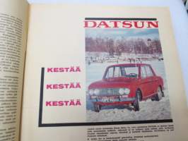 Suomen Kuvalehti 1965 nr 14, ilmestynyt 3.4.1965, sis. mm. seur. artikkelit / kuvat / mainokset; Kansikuva + haastattelu Omar Sharif, Datsun, Vauxhall, Aino