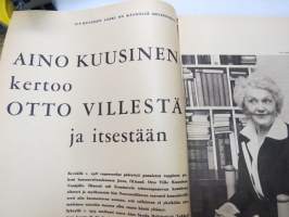 Suomen Kuvalehti 1965 nr 14, ilmestynyt 3.4.1965, sis. mm. seur. artikkelit / kuvat / mainokset; Kansikuva + haastattelu Omar Sharif, Datsun, Vauxhall, Aino