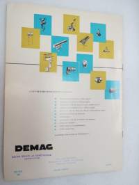Demag Zug modell P -myyntiesite / sales brochure