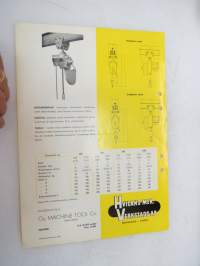 Hvilan ketjusähkönostin malli KTS ja KTSP -myyntiesite / sales brochure