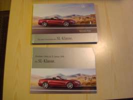 Upea 2008 Mercedes-Benz SL, autoesite tai oikeastaan tämä on kirja, kovakantinen ja 96 sivua + hinnasto, saksankielinen. Hieno esim. lahjaksi. Katso myös muut