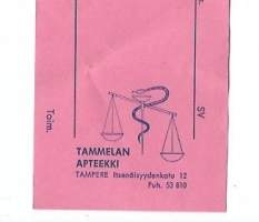 Tammelan Apteekki  Tammela - resepti signatuuri  blanko
