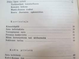 Satuhyrrä -fairy tales, illustrations by Helga Sjöstedt