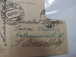 Beregovski / Beregofskij / Beregovsky - erä postikortteja 26 kpl, postitettu kyseiselle henkilölle / perheelle 1910-1920 -luvuilla Viipuriin, venäjänkielisiä,