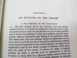 The sensor order - An Inquiry into the Foundations of Theoretical Psychology