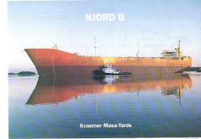 Njord B 1997  - laivaesite tekn tiedot takana koko A5