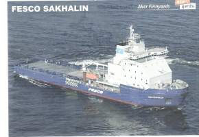 Fesco Sakhalin 2005  - laivaesite tekn tiedot takana koko A5