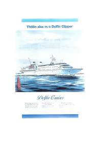 Delfin Cruises  tekn tiedot takana koko A5