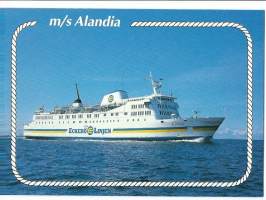 m/s Alandia  - laivakortti