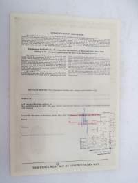 Monmouth Park Jockey Club, 10 shares, nr C04695 -share certificate / osakekirja