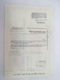 The Great Atlantic &amp; Pasific Tea Company, 1 share, nr O336518 -share certificate / osakekirja
