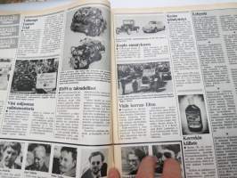 Tuulilasi 1981 nr 6, sisältää mm. seur. artikkelit / kuvat / mainokset; Renault Fuego TX koeajo, Autolomalle junalla, Suomen lupaavin tallikuski Sami Pensala,