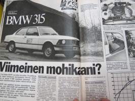 Tuulilasi 1981 nr 6, sisältää mm. seur. artikkelit / kuvat / mainokset; Renault Fuego TX koeajo, Autolomalle junalla, Suomen lupaavin tallikuski Sami Pensala,