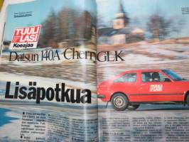 Tuulilasi 1981 nr 3, sisältää mm. seur. artikkelit / kuvat / mainokset; Talbot Solara GLS koeajo, Datsun 140A Cherry GLK koeajo