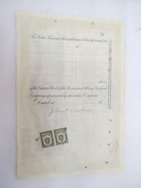 Boston and Albany Rail Road Company, 3 shares, nr B20880, 1918 -share certificate / osakekirja