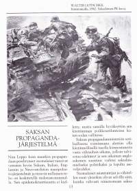 Ateljeena sotatanner - TK-piirtäjien sotaa, 1989.1. p. Rintamapiirrokset eivät ehkä paljasta sodan todellisia kasvoja, mutta sotaa käyvä kansakunta niistä häämöttää.