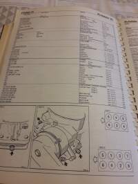 Autodata-74. Autokanta vuosilta  1966- 1974.Elektroonisten  tietojen  lisäksi  mekaaanista  tietoa, kaaviokuvia  jne.