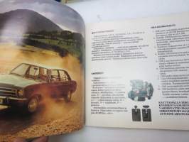 Opel Ascona 1973 -myyntiesite / brochure