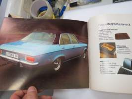Opel Ascona 1973 -myyntiesite / brochure