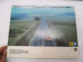 Opel Ascona 1973 -myyntiesite / brochure