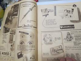 Suomen Kuvalehti 1948 nr 15, ilmestynyt 10.4.1948,  sis. mm. seur. artikkelit / kuvat / mainokset; Kansikuva Harjavalta - voimalapadon reikä, Olympia 52
