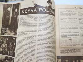 Suomen Kuvalehti 1948 nr 15, ilmestynyt 10.4.1948,  sis. mm. seur. artikkelit / kuvat / mainokset; Kansikuva Harjavalta - voimalapadon reikä, Olympia 52