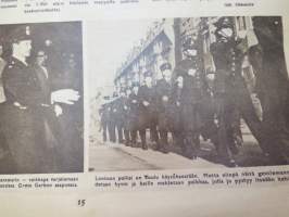 Suomen Kuvalehti 1948 nr 15, ilmestynyt 10.4.1948,  sis. mm. seur. artikkelit / kuvat / mainokset; Kansikuva Harjavalta - voimalapadon reikä, Olympia 52