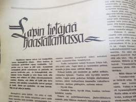 Suomen Kuvalehti 1948 nr 15, ilmestynyt 10.4.1948,  sis. mm. seur. artikkelit / kuvat / mainokset; Kansikuva Harjavalta - voimalapadon reikä, Olympia 52