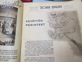 Suomen Kuvalehti 1948 nr 18, ilmestynyt 1.5.1948,  sis. mm. seur. artikkelit / kuvat / mainokset; Kansikuva Pietinen - &quot;Ne menneet vaput&quot;, Työnjohtajat