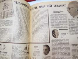 Suomen Kuvalehti 1948 nr 18, ilmestynyt 1.5.1948,  sis. mm. seur. artikkelit / kuvat / mainokset; Kansikuva Pietinen - &quot;Ne menneet vaput&quot;, Työnjohtajat