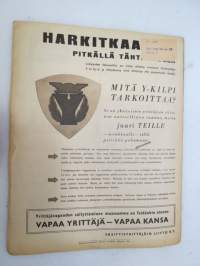 Suomen Kuvalehti 1948 nr 19, ilmestynyt 8.5.1948,  sis. mm. seur. artikkelit / kuvat / mainokset; Kansikuva Gullers - &quot;Äiti ja poika&quot;, Kevätsilakalla on asiaa,